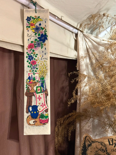 尼泊尔日历手工挂历2026年新款手绘挂画高颜值装饰挂件月历鸦插画