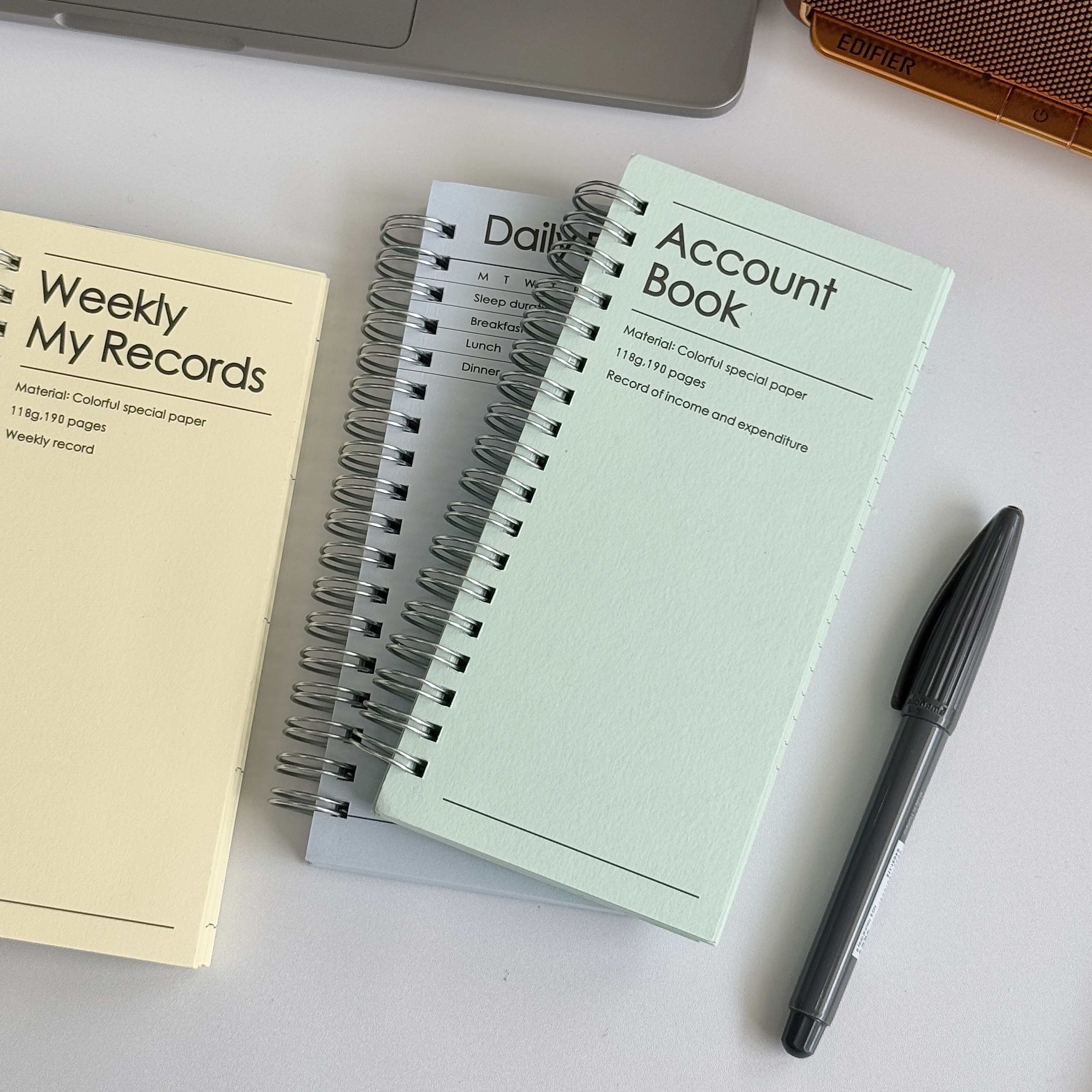 韩系简约A6线圈手帐本多功能记录