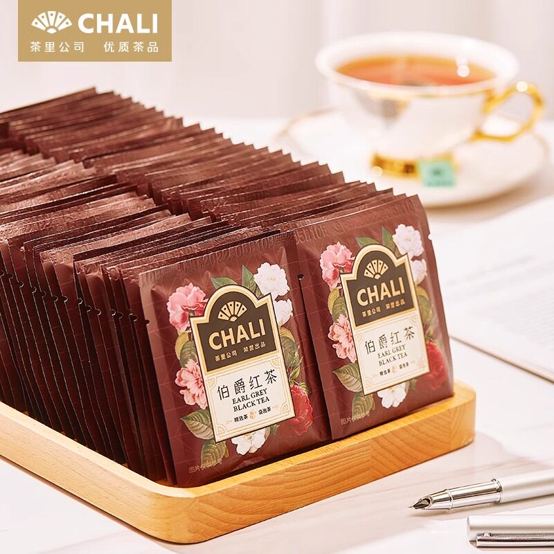 Chali茶里伯爵红茶袋泡茶茶叶茶包红茶100包酒店餐饮企业用袋装茶