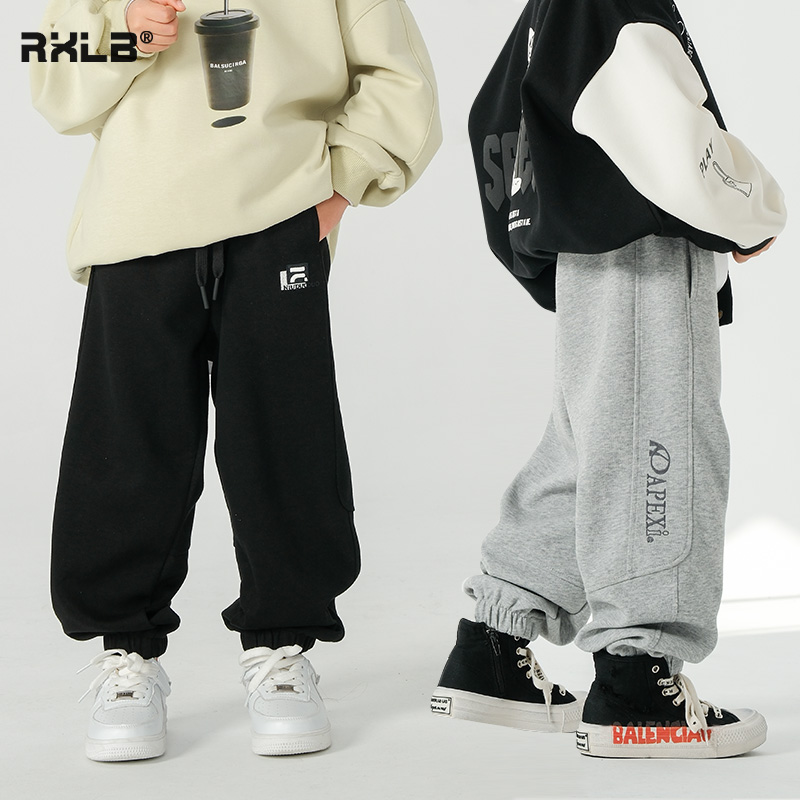 RXLB长裤棉运动裤拼接校园卫裤潮