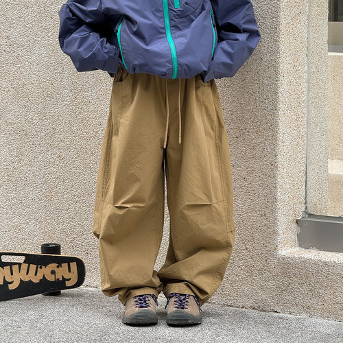 男童春夏新款宽松工装长裤