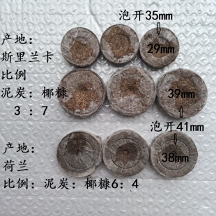 Jiffy捷菲进口育苗块29mm、39mm、38mm扦插育苗播种花卉蔬菜整箱