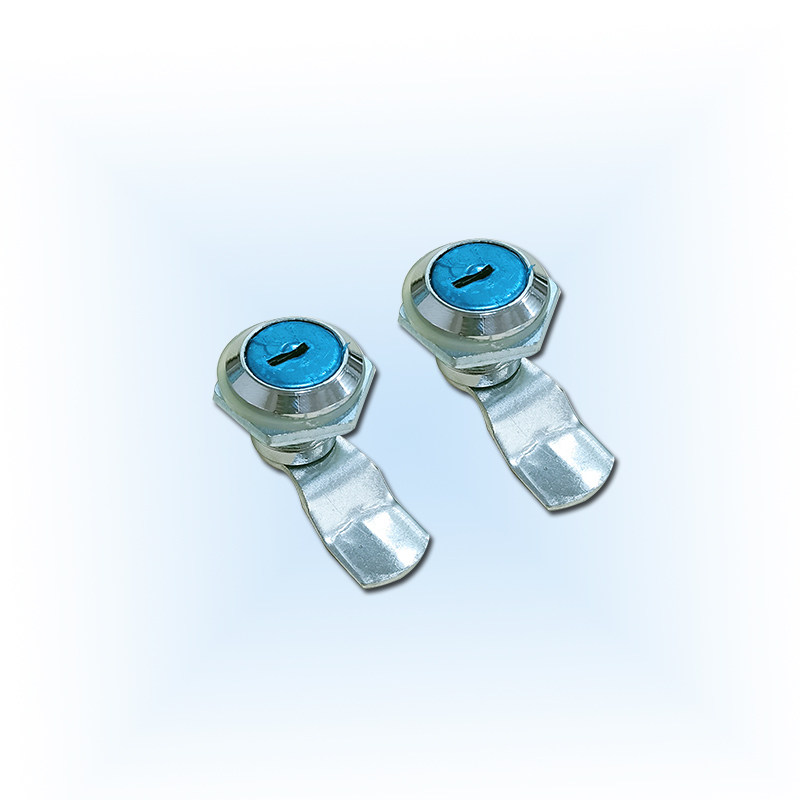 MS407-1锁配电箱锁电柜箱转舌锁黑色白色圆柱锁机箱机