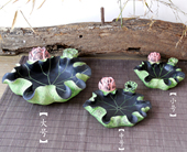 潮流摆件酒吧欧式 新中式 创意复古个性 礼品客厅会所礼品荷叶烟灰缸