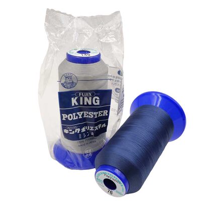 日本进口富士克FUJIX KING大王/拼布/制衣线真丝线彩色60番长纤