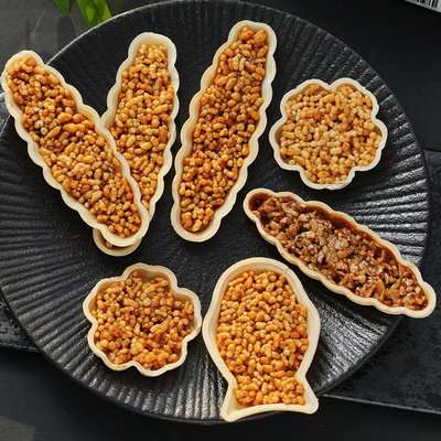 优优子糯米船壳60只半成品防风林焦糖杏仁糯米船饼壳材料烘焙米壳