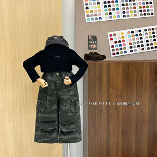 【冬&winter】：‘迷彩裤‘’垮垮的新感觉！好酷25d011~小宝家