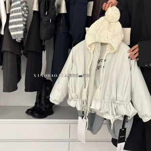 【冬&winter】:泡芙小面包~抽绳棉衣穿搭25d039~小宝家