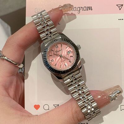 dinimi蒂米妮新款轻奢女表时尚百搭小众气质高级感女士腕表孔雀绿