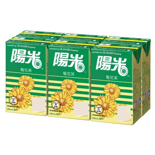 香港进口 阳光菊花茶饮料250mlx6盒港版