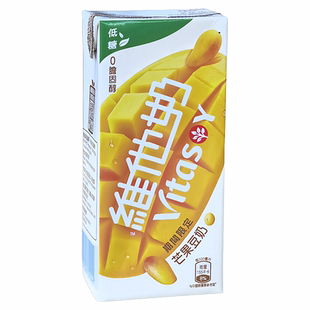 香港进口维他奶低糖芒果蜜瓜豆奶饮料0胆固醇330ml纸盒装 芒果汁