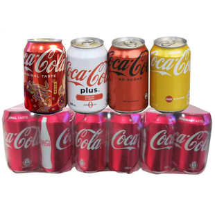 箱港版 香港进口饮料CocaCola 24罐 太古可口可乐零度柠檬330ml