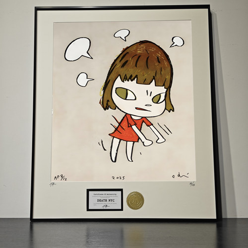 装饰画版画挂画奈良美智极简奶