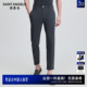 新款 舒适简约百搭裤 时尚 九分翻折休闲裤 子男 休闲男士 报喜鸟春季