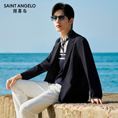 可运动西服 报喜鸟2026春季 男士 商务休闲西装 弹力便西上衣外套