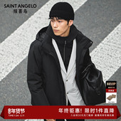 三防鹅绒服 休闲好看短款 报喜鸟冬季 新款 男士 羽绒服工装 风外套