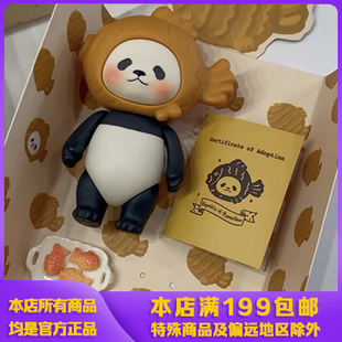 Planet Bear panpan鲷鱼烧熊猫全新现货 官方正品可爱潮玩摆件