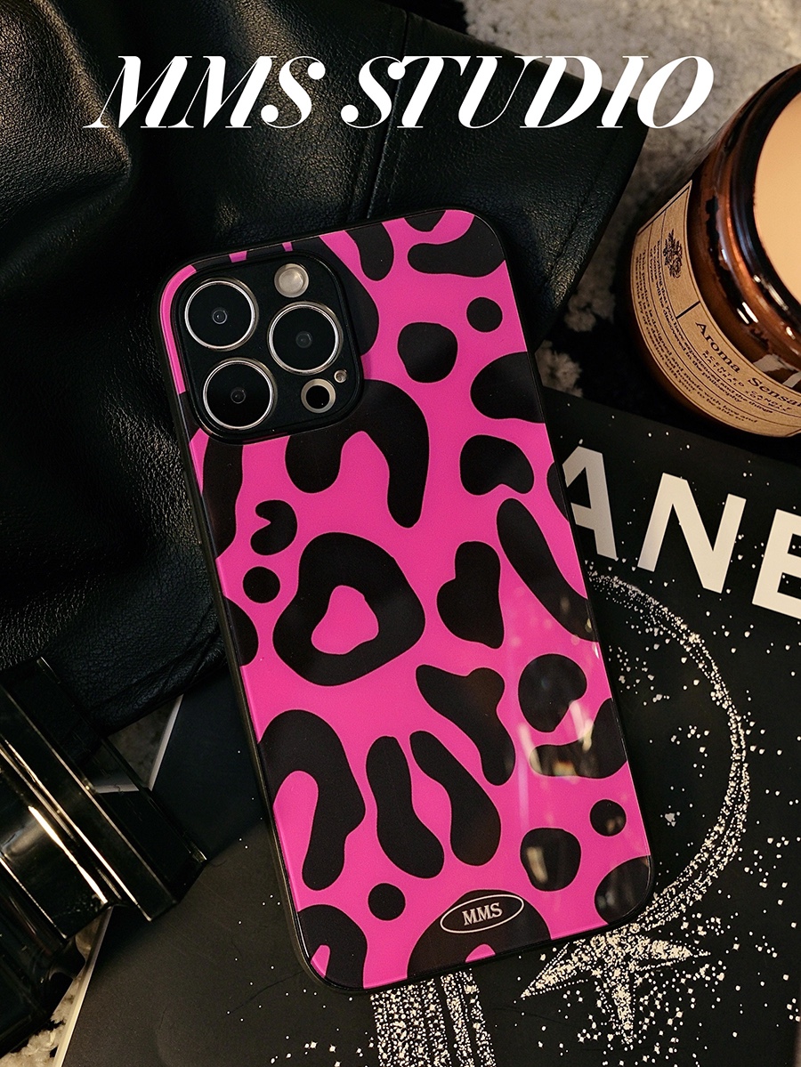 手机玻璃豹纹mms欧美iPhone14