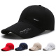 帽子男潮全棉春夏季 加长帽檐帽沿防晒遮阳帽纯色棒球帽男鸭舌帽女