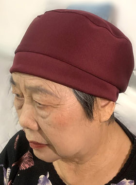 春秋季中年妈妈老太太透气帽子