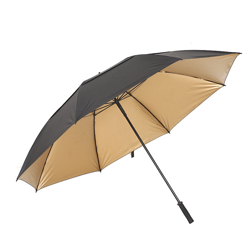 超特大40寸185cm金胶防晒涂层高尔夫伞透气双层防紫外户外遮阳伞