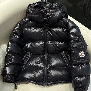 冬季儿童羽绒服加厚短款亮面防水男童女童小童宝宝白鸭绒免洗外套