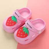 儿童拖鞋 童 宝宝洞洞鞋 夏季 女童可爱小孩公主室内软底防滑凉拖鞋