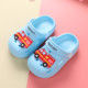 外穿消防车防滑儿童洞洞鞋 男童可爱软底沙滩凉拖鞋 夏季 宝宝拖鞋