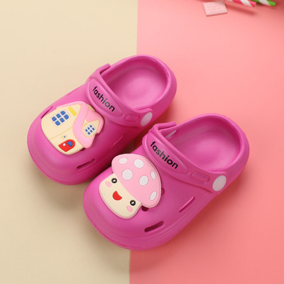 儿童拖鞋夏季女童可爱小孩公主室内软底防滑凉拖鞋宝宝洞洞鞋男童