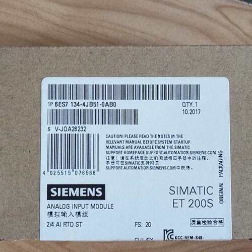 议价正品ET200S模拟输入6ES7134-7135-4JB51-50-4GB10-00-4FB00