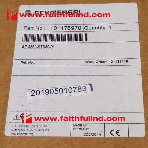议价Schmersal 101176970 施迈赛安全开关 AZ 3350-STS30-01