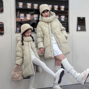 韦氏【设计师款】2025新连帽加厚女童宝宝儿童加厚白鸭绒羽绒服