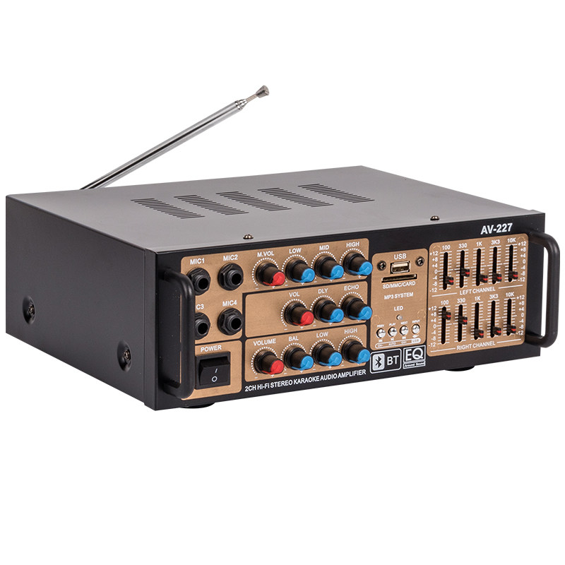 10段EQ均衡器大功率hifi功放机蓝牙专业读卡遥控家用收音舞台均衡