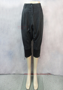 100元2件!法*易娜专柜正品针织女春夏低档垮裤休闲牛仔中裤K8536