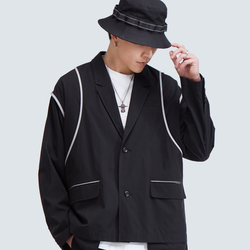 IMPROMPTU Original handsome leisure time suit light coat Hit the color package Edge strips design 10693Ain the Men's clothing, 西服外套, 休闲西服 category - from Buy2taobao.com to provide professional Taobao agent buy service