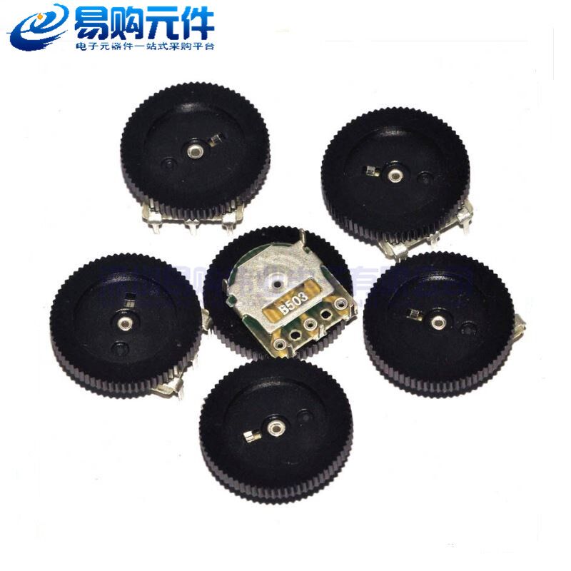 1K 2K 5K 10K 20K 50K 16X2MM 单联 拨盘电位器 齿轮电位器