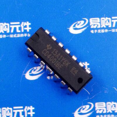 CD4001BE 直插DIP-14 TI原装进口（1个）