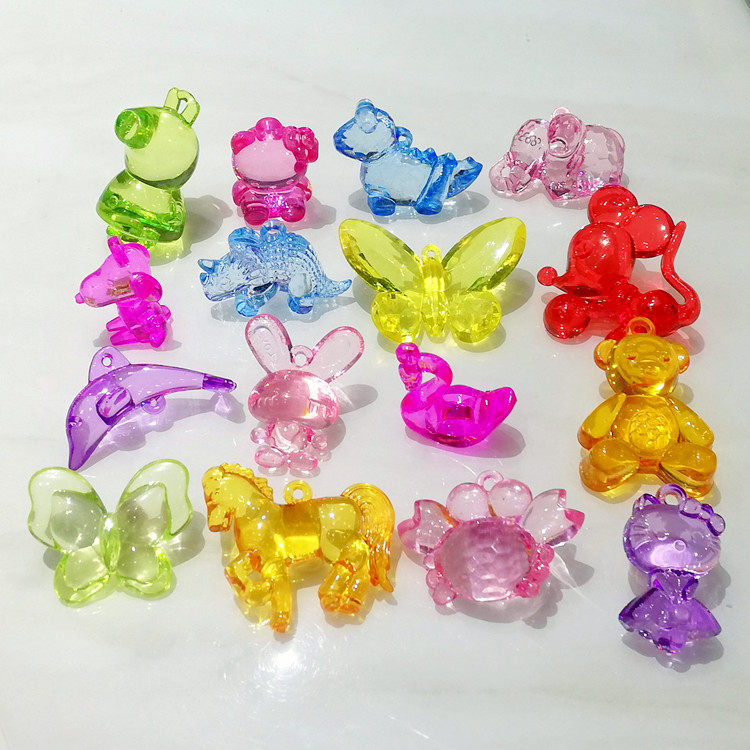 水晶动物儿童过家家玩具小孩分享兔子蝴蝶猫咪小马螃蟹鱼恐龙宝石,玩具/童车/益智/积木/模型,过家家玩具,淘宝优惠券,粉丝福利购,淘宝优惠卷