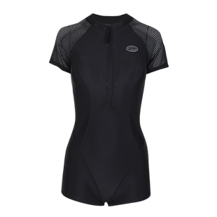 2025新款高级感平角专业竞速遮肚显瘦游泳馆专用速干连体游泳衣女