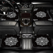 地毯式 汽车脚垫防滑通用型易打理卡通女士车内地垫单片环保可水洗