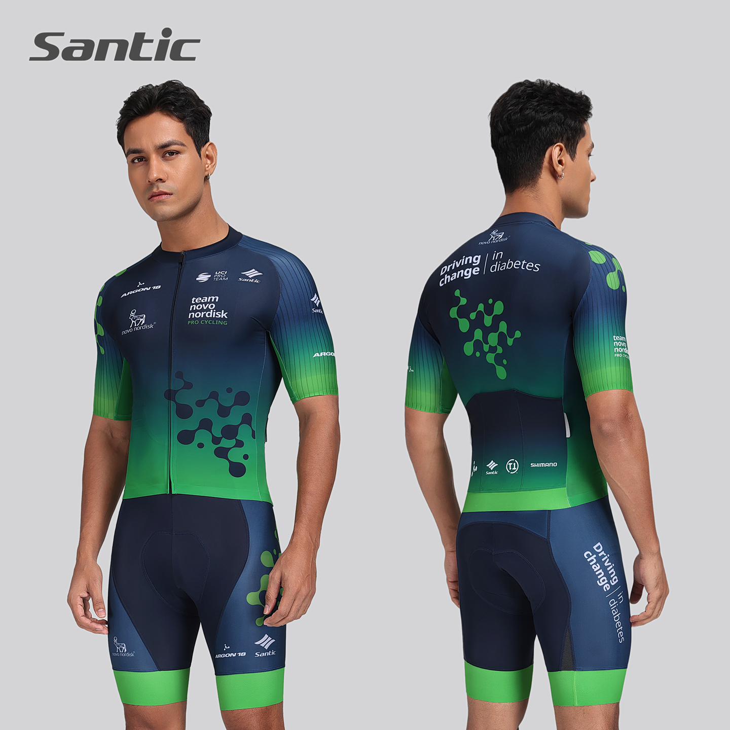 Santic森地客洲际队同款骑行套装