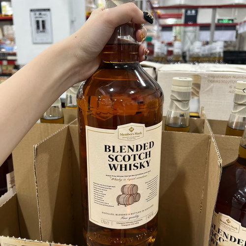 MM苏格兰调配威士忌英国进口大瓶英式风味香浓醇厚鸡尾酒1.75L