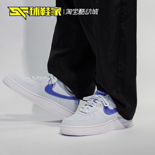 Nike Low 423 家 FN7185 Air AF1低帮白蓝女子板鞋 球鞋 Force