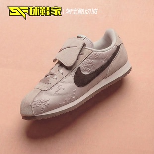 Cortez Nike 家 667 粉色女子运动跑步休闲鞋 IQ3624 Textile 球鞋