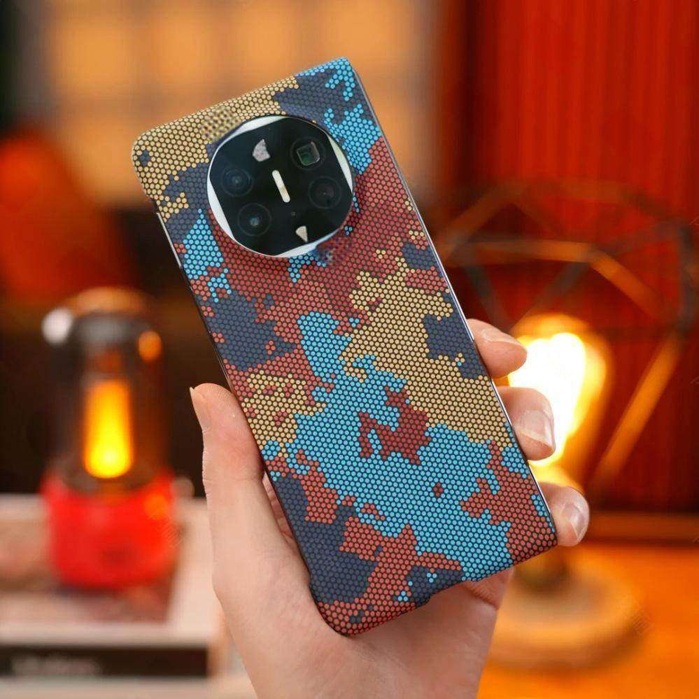 碳纤维纹适用华为matex5典藏版壳新款迷彩磨砂matex3凯夫拉纹理折叠屏超薄防摔套matex2防指纹男女保护套