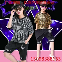 Trang phục trẻ em mới thiếu nhi nhảy đường phố jazz nhảy múa trống quần áo biểu diễn quần áo bé trai trình diễn quần áo - Trang phục shop quần áo trẻ em