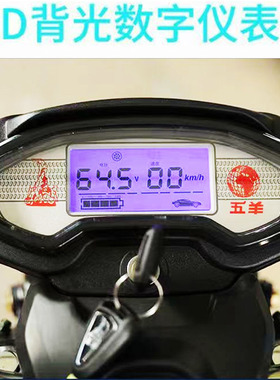 五羊电动三轮车液晶仪表48.60.72伏通用仪表五羊三轮车仪表