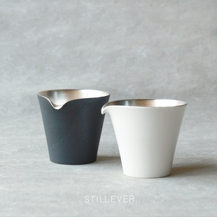 「服部竜也」茶海/公道/匀杯 银彩公道 日本作家器 STILLEVER。