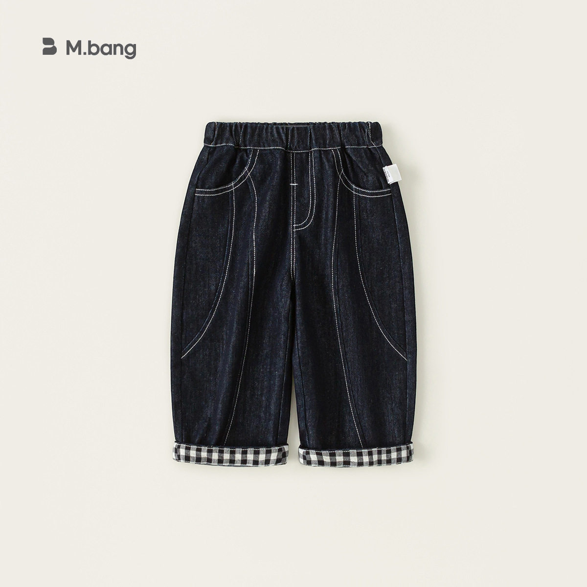 童装春季直筒裤中小童休闲裤深色长裤儿童裤子男童牛仔裤80-140