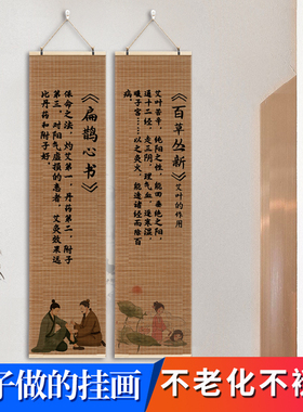 艾灸中医挂图养生馆是海报